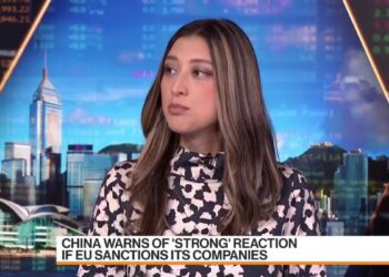 China Warns of ‘Strong’ Reaction If EU Sanctions Its Companies