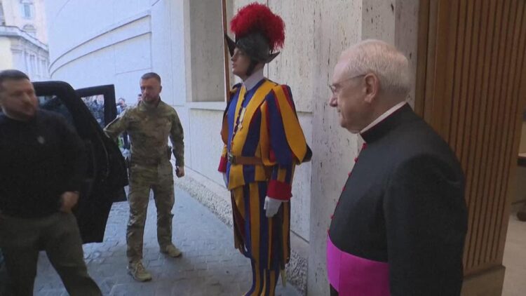 Zelensky meets Pope as Germany unveils more arms for Ukraine