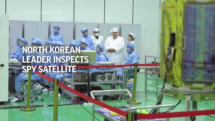 North Korea says Kim Jong Un inspects spy satellite
