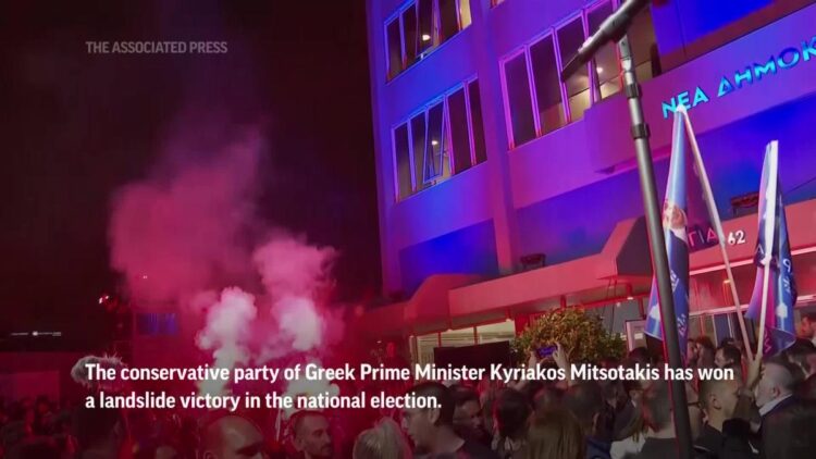 Greek PM on big lead in national election