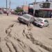 Land subsidence damages homes in Peru