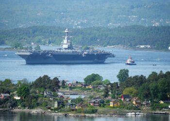World’s biggest warship visits Oslo, angering Russia