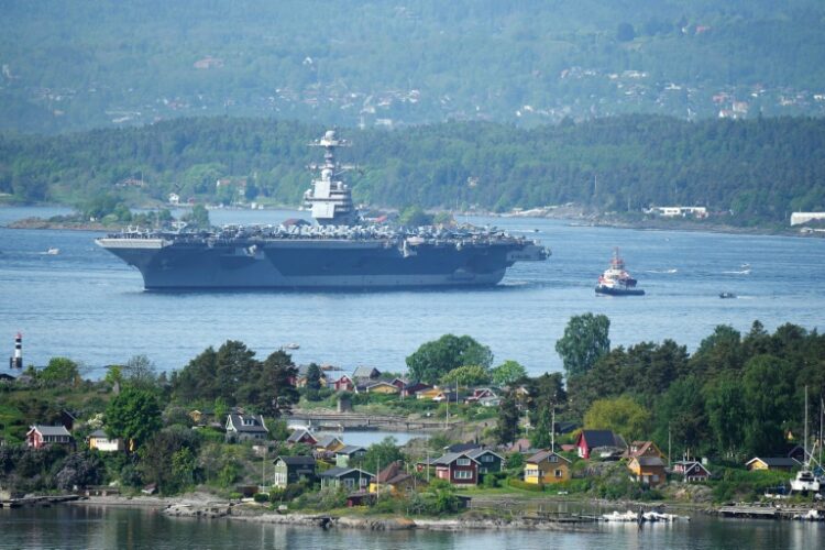 World’s biggest warship visits Oslo, angering Russia