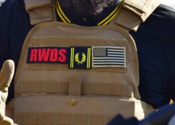 What the Patch Found on the Texas Gunman’s Chest Stands For