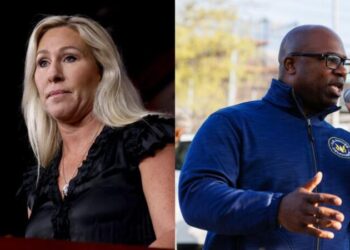 Marjorie Taylor Greene Roasted For Saying She Feels ‘Threatened’ By ‘Aggressive’ Congressman Jamaal Bowman