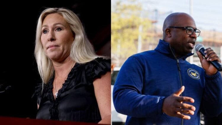 Marjorie Taylor Greene Roasted For Saying She Feels ‘Threatened’ By ‘Aggressive’ Congressman Jamaal Bowman