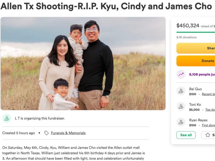 The Texas mall shooting left a 6-year-old as the sole survivor of his family. A GoFundMe has raised more than $450,000 to support him.
