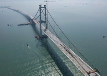 This 15-mile, .7B bridge is a symbol of China’s ambitions, and its problems