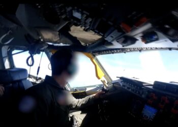 Video shows cockpit of US reconnaissance plane rattling as Chinese fighter jet cuts in front of it