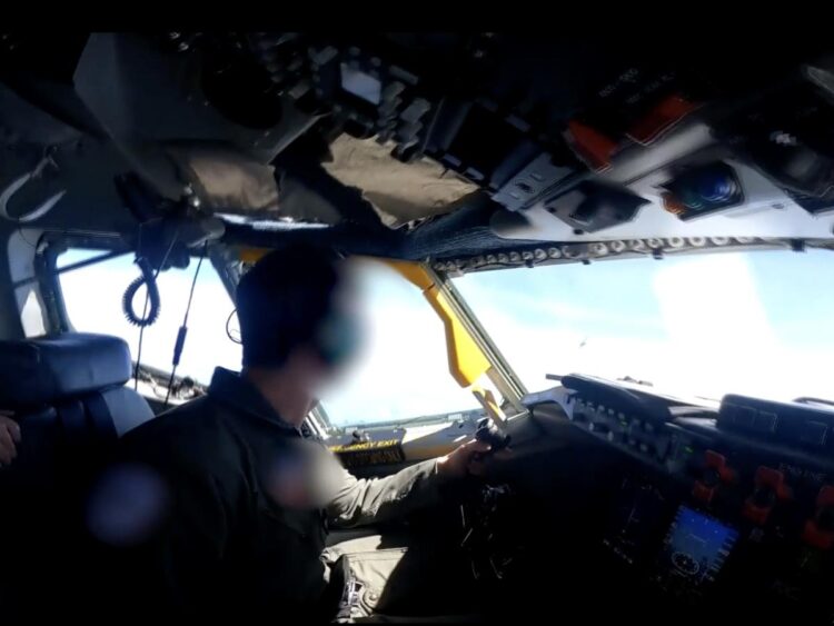 Video shows cockpit of US reconnaissance plane rattling as Chinese fighter jet cuts in front of it