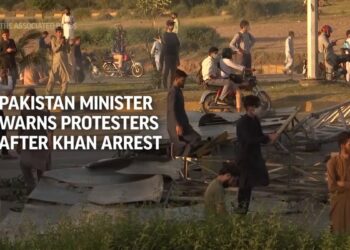 Pakistan minister warns protesters after Khan arrest