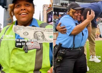 A Detroit traffic cop was brought to tears when a TikToker gave her 0. Days later, viewers gave her another ,000 to change her life.