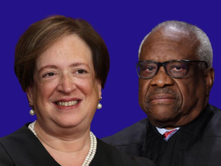 Justice Elena Kagan was worried about the ethics of accepting bagels from friends, while Clarence Thomas was enjoying expensive vacations paid for by a GOP megadonor: report