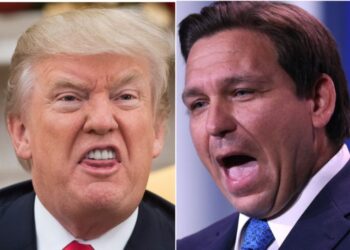 Trump Goes Scorched Earth On DeSantis With Freaky Hitler/Satan Post