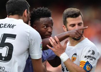 Seven detained after racist abuse toward Vinicius Jr