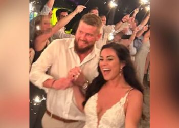 New video shows South Carolina newlyweds driving before an alleged drunk driver crashed into them, police say