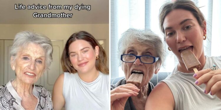 My grandmother chose euthanasia after getting a cancer diagnosis. I made TikToks about my last visit with her.