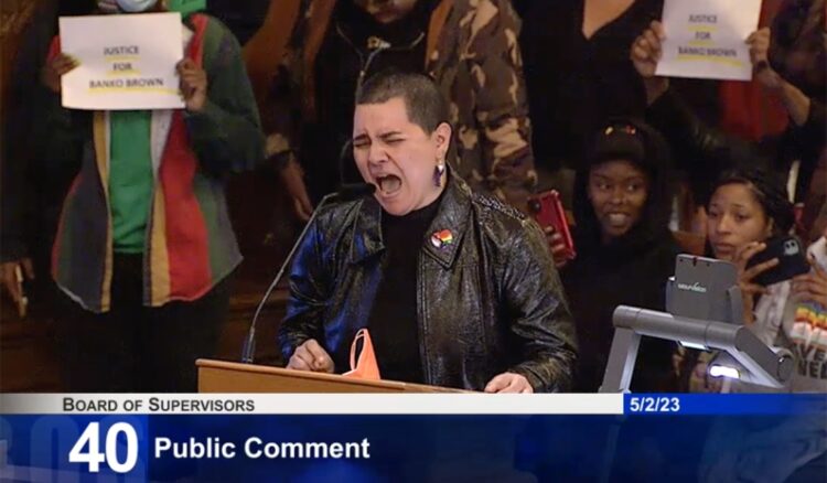 Trans Activist Shrieks at San Francisco Board of Supervisors