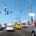 Dashcam captures Russian missile section falling in traffic on Kyiv road