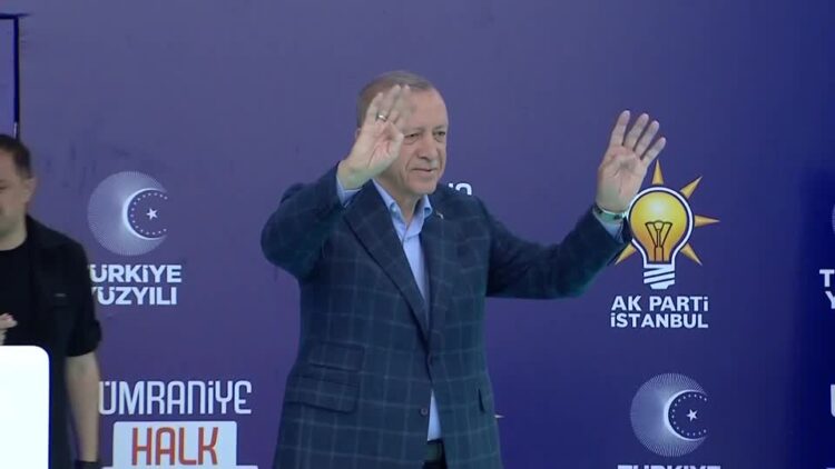 Erdogan accuses opposition of working with Biden