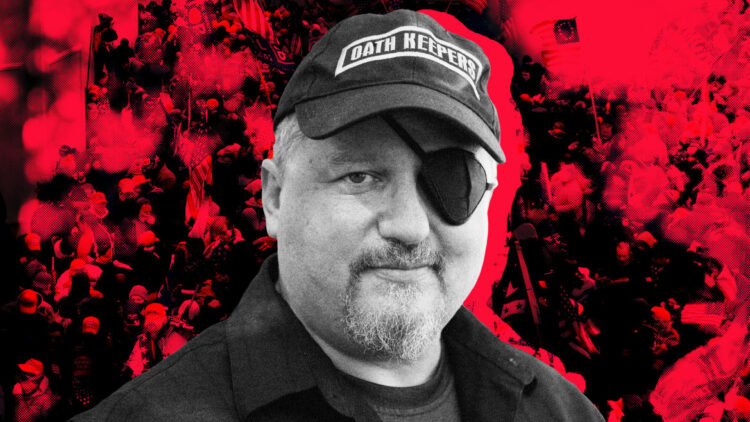 Oath Keepers Boss Goes on Unhinged Rant as He Awaits His Fate