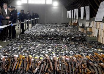 13,500 weapons collected in amnesty, including rocket launchers