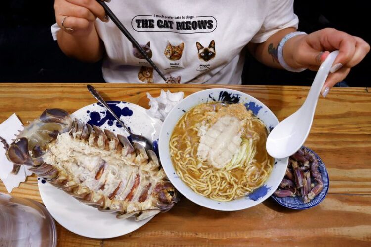 Taipei restaurant dishes up giant isopod noodles for adventurous patrons