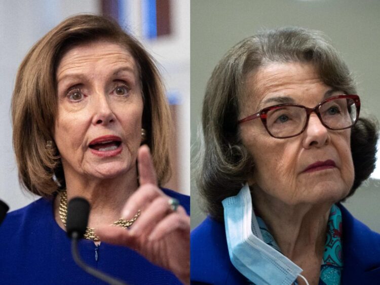 Pelosi’s daughter is Dianne Feinstein’s primary caregiver at the Capitol, but the former speaker denies using the relationship to help her protégé replace the aging senator