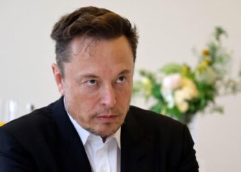 unshaven Elon Musk jets in to meet Macron after a night of clubbing