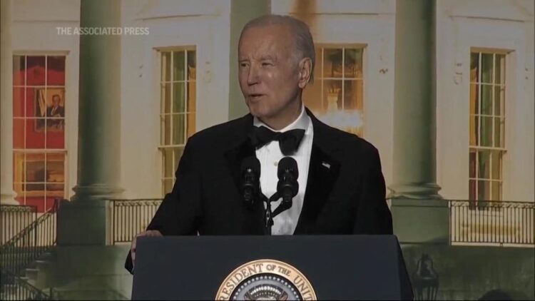 Biden jokes about age amid reelection bid