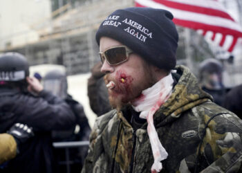 Wounded man who invaded Senate with knife sentenced to prison for Capitol riot