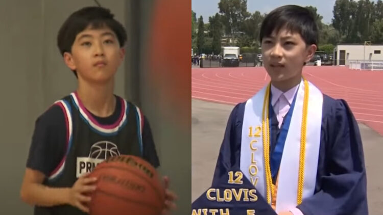12-year-old California boy graduates college with 5 degrees