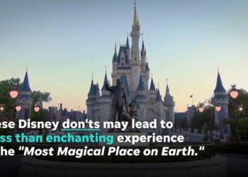 Disney discourages these things inside their parks and resorts