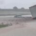 Flash floods inundate Texas highway