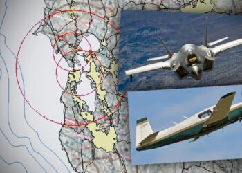 Watch F-35 ‘Headbutt’ Private Plane During Low-Level Intercept Over Marin