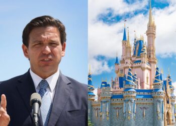 The judge assigned to hear Disney’s lawsuit against Ron DeSantis just disqualified himself from the case because a ‘third-degree’ relative owns stock in the company. A Trump appointee will replace him.