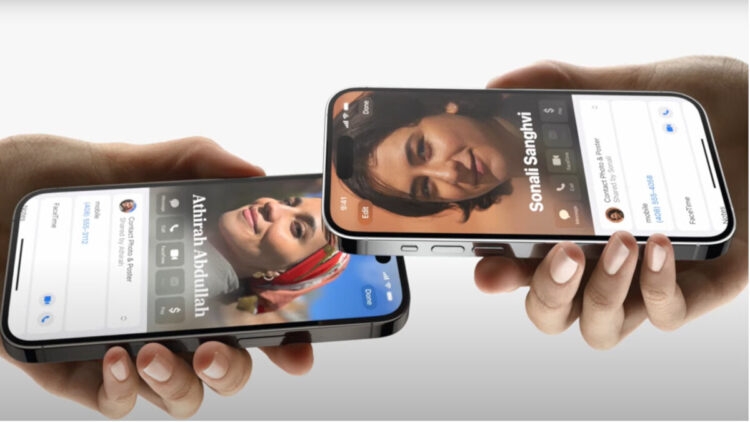 Apple announces NameDrop, a feature for seamless contact information sharing