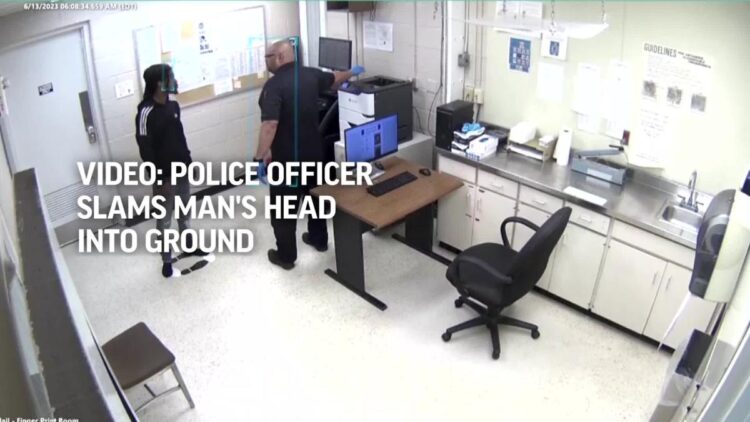 Michigan officer charged after video shows him punching man