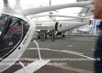 'Flying taxi' to carry passengers at 2024 Olympics