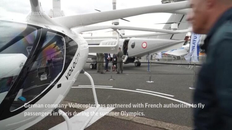 'Flying taxi' to carry passengers at 2024 Olympics