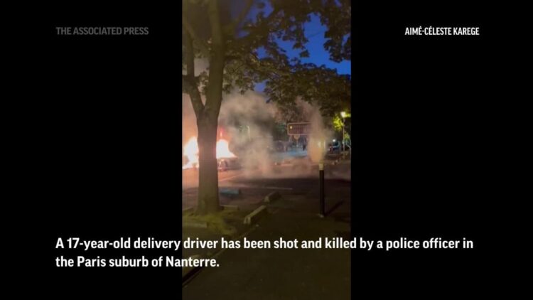 Police shooting sparks unrest in Paris suburb