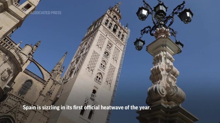 Medieval Spanish city swelters in hot spell