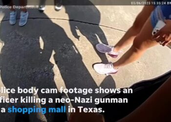 'I got him down.' Body cam footage show officers responding to Texas mall mass shooter.