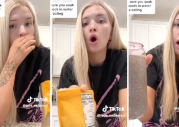Woman claims her extreme digestive issues were caused by raw chia seeds in viral PSA