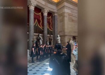 Capitol Police stop a youth performance of the ‘Star-Spangled Banner’