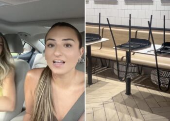 A woman said she bought a stylish set of chairs for $100 from a Facebook Marketplace seller but discovered they were likely stolen from McDonald’s