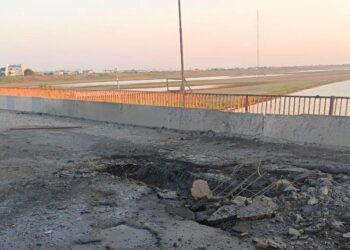 Missiles ‘struck key Crimea bridge’