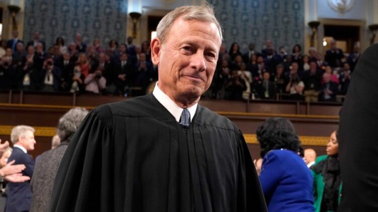 Roberts takes aim at liberal justices in defending Supreme Court’s legitimacy