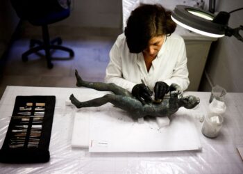 Village bin man helped unearth ancient bronze statues in Tuscany