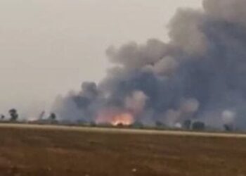 Explosions rip through Russian ammo dump in Kherson Oblast, detonations captured on video